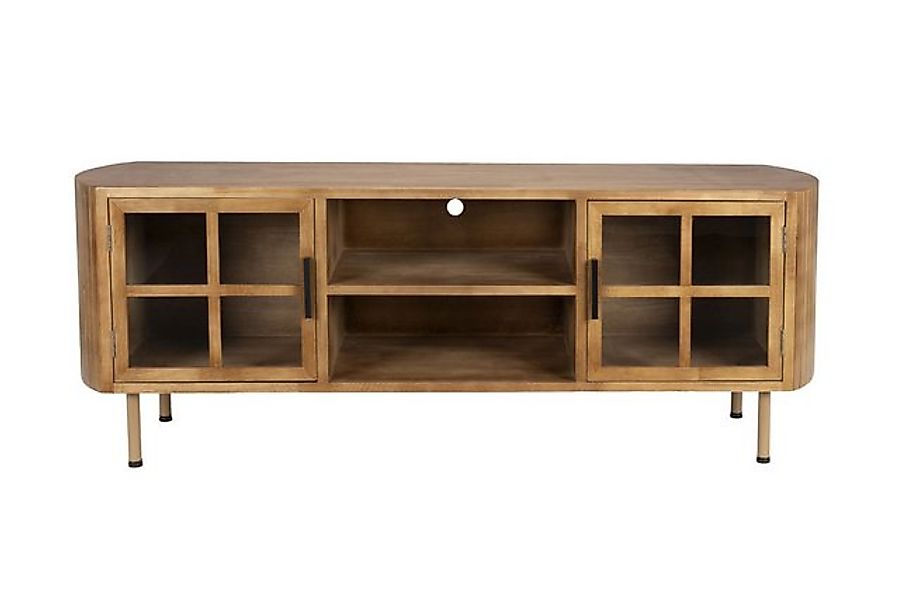 Vintagehaus TV-Schrank Retro TV-Board Sideboard Yaz Oval mit Sprossenkorpus günstig online kaufen