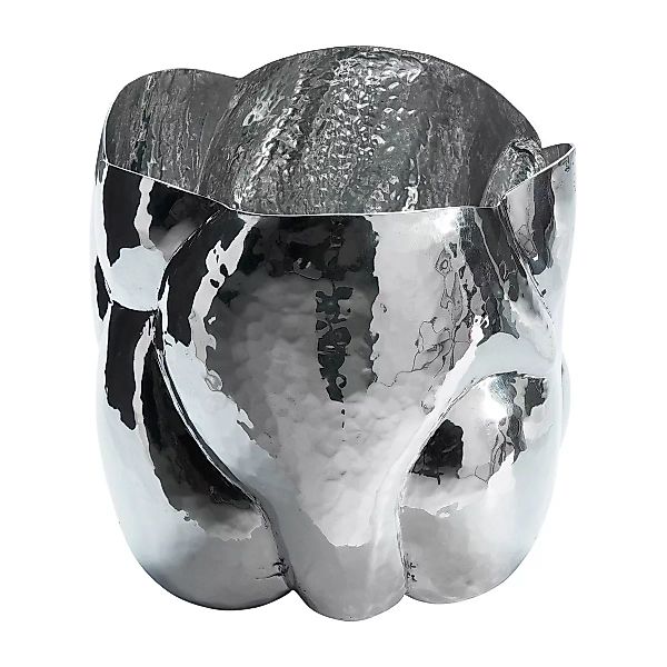 Cloud Vase niedrig Silver günstig online kaufen