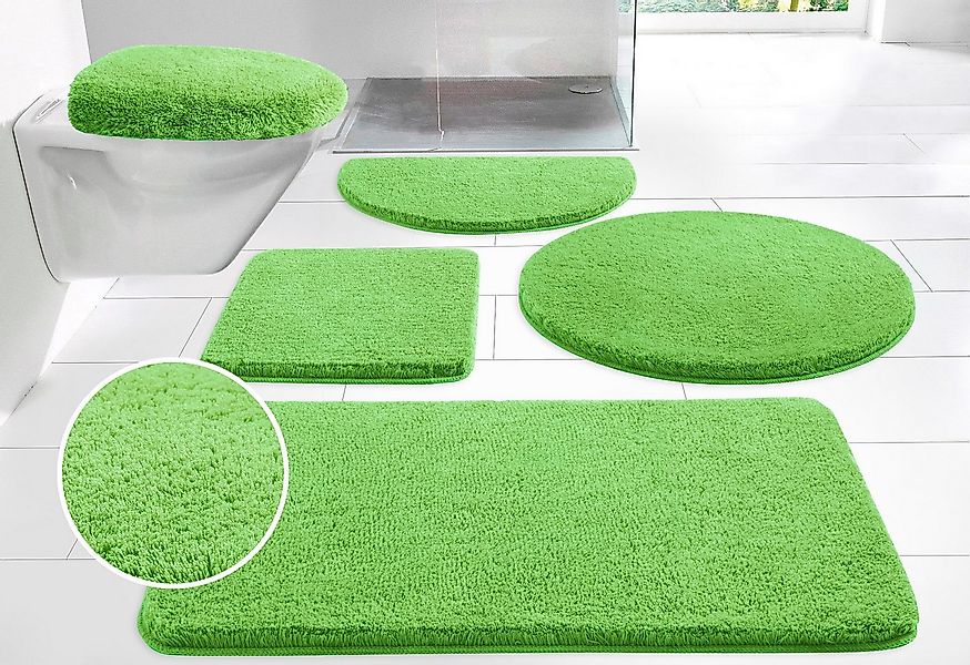 my home Badematte Merida, Badvorleger, Badezimmer Teppich, Höhe 32 mm, ruts günstig online kaufen