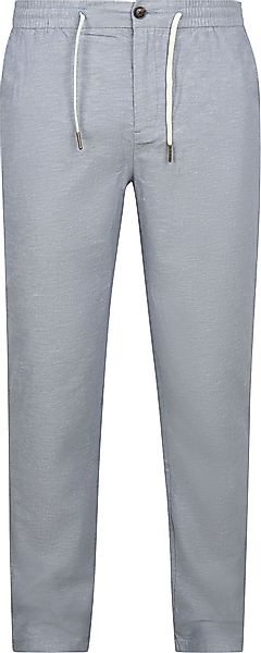 Scotch and Soda Chino Warren Cotton Linen Blau - Größe W 32 - L 32 günstig online kaufen