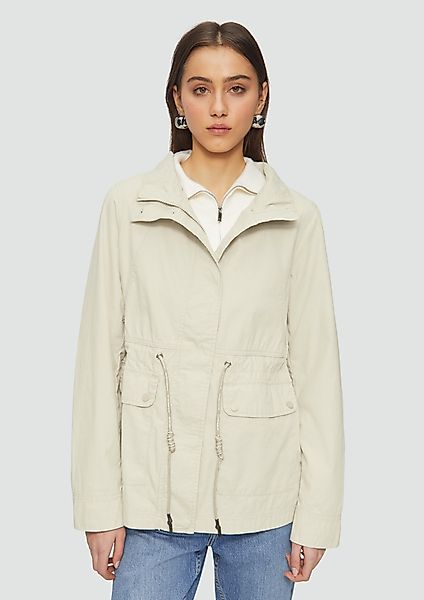 QS Outdoorjacke Baumwolljacke mit Tunnelzug in günstig online kaufen
