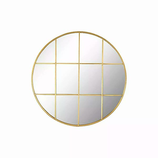 Wandspiegel Dkd Home Decor Kristall Golden Fenster Eisen (80 X 2,5 X 80 Cm) günstig online kaufen
