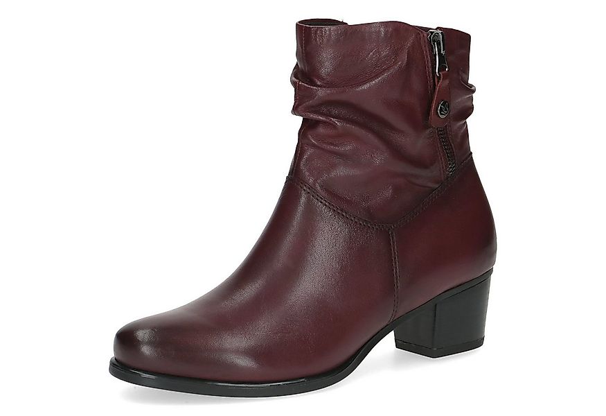 Caprice Stiefelette, Blockabsatz, Businesschuh mit Zierreißverschluss außen günstig online kaufen