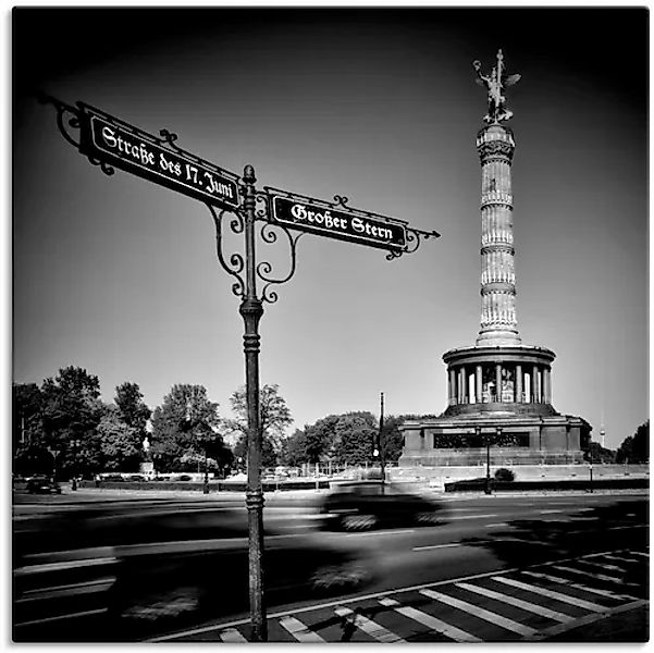 Artland Leinwandbild "Berlin Siegessäule III", Gebäude, (1 St.), auf Keilra günstig online kaufen