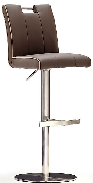 MCA furniture Bistrostuhl "BARBECOOL", mit Rückenlehne, Bodenplatte rund, 3 günstig online kaufen
