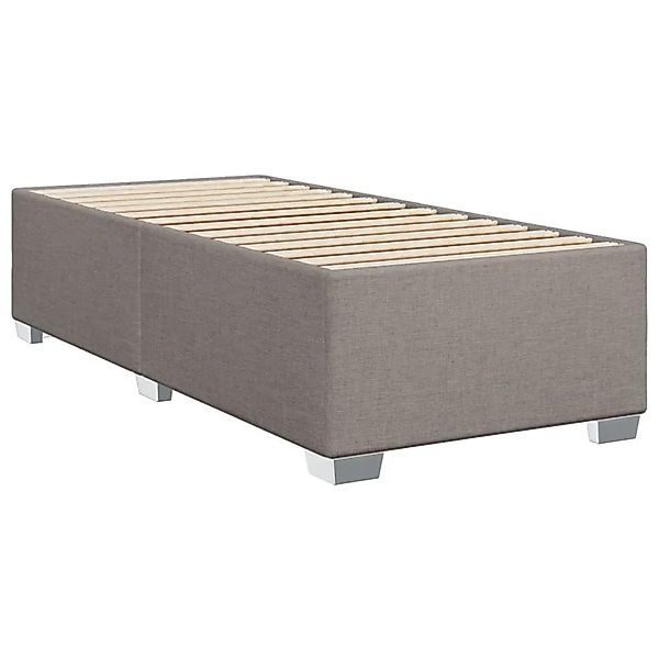 vidaXL Bettgestell ohne Matratze Taupe 90x200 cm Stoff 3284447 günstig online kaufen