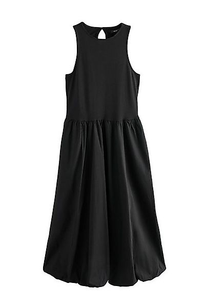 Next Midikleid Ärmelloses Racer-Midikleid + Ballonsaum, Kurzgröße (1-tlg) günstig online kaufen