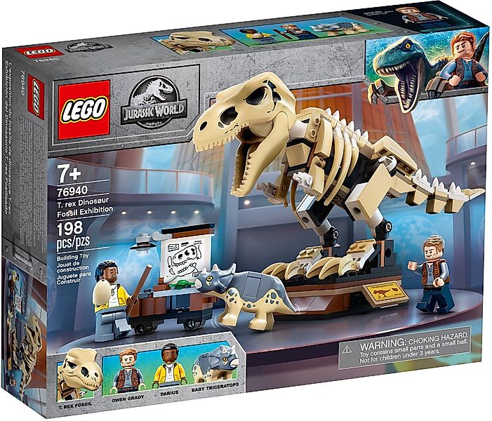 LEGO® LEGO® Jurassic World 76940 T. Rex-Skelett in der Fossilienausstellung günstig online kaufen