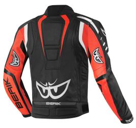 Berik Motorradjacke Striper Motorrad Lederjacke herausnehmbares günstig online kaufen