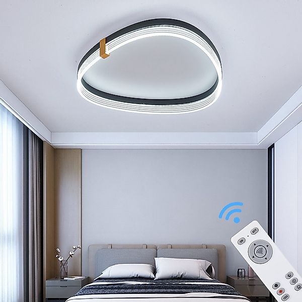Eurotondisplay LED Deckenleuchte LED Deckenleuchte Fernbedienung/Handy-App günstig online kaufen