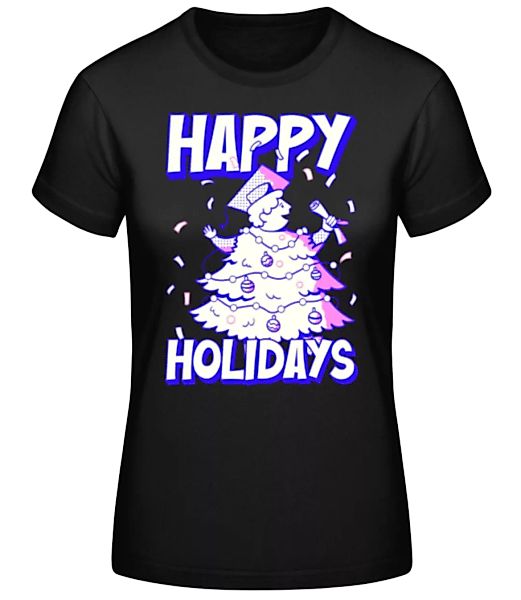 Happy Holidays · Frauen Basic T-Shirt günstig online kaufen