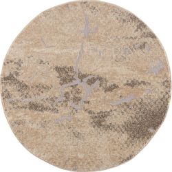 my home Teppich Marmor, rund, Höhe: günstig online kaufen