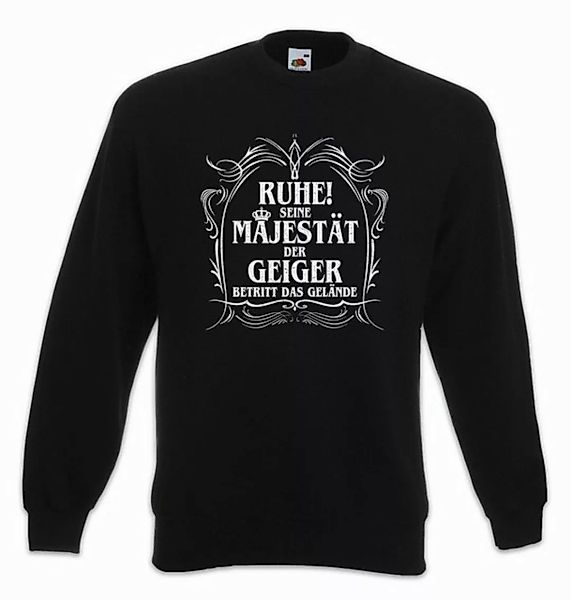 Urban Backwoods Sweatshirt Seine Majestät Der Geiger Sweatshirt Geige Violi günstig online kaufen