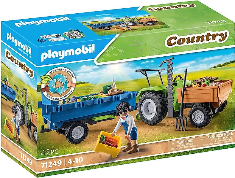 Playmobil® Traktor mit Hänger (71249), Country günstig online kaufen