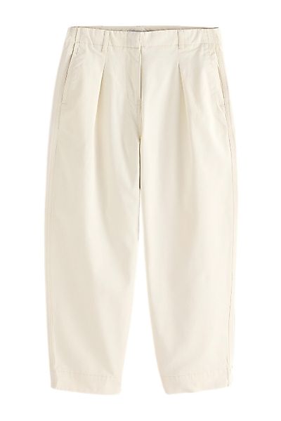 Next Chinohose Chinohose mit Barrel-Leg aus 100 % Baumwolle (1-tlg) günstig online kaufen