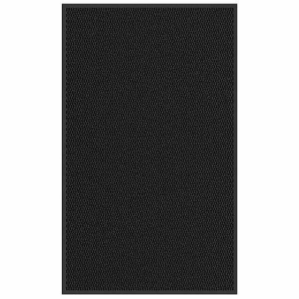 vidaXL Fußmatte Schwarz 90x150 cm 4105563 günstig online kaufen