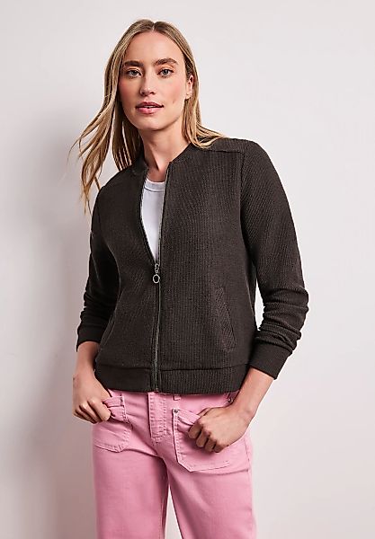 STREET ONE Blouson ohne Kapuze mit Zipper und Struktur günstig online kaufen