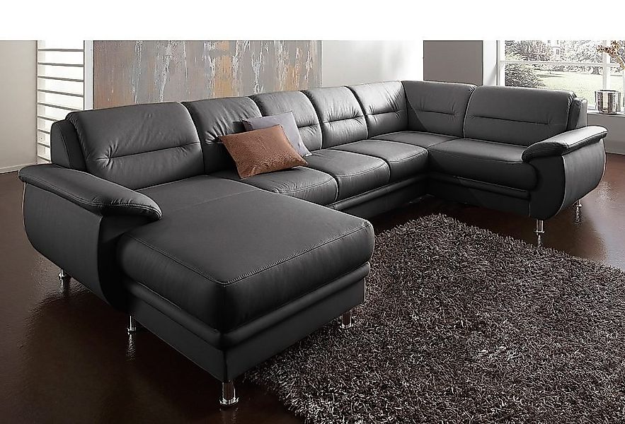 sit&more Wohnlandschaft Mailand U-Form, B: 312 cm, optional Bettfunktion günstig online kaufen