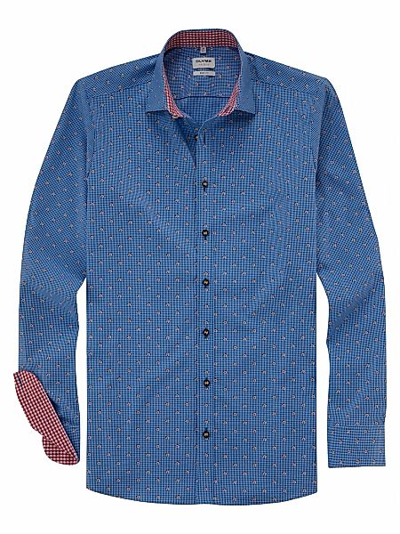 OLYMP Trachtenhemd "Level Five body fit" mit modischem Blumenprint günstig online kaufen