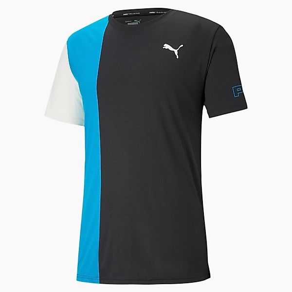 PUMA Excite Herren Trainings-T-Shirt | Mit Aucun | Schwarz/Blau | Größe: L günstig online kaufen