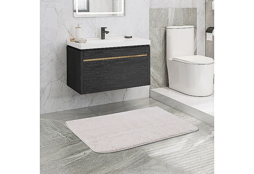 Simurq Badematte Rutschfest und Waschbar - Weicher Badteppich mit Hoher Sau günstig online kaufen