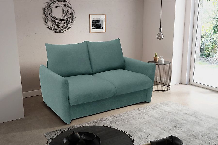 DOMO collection Schlafsofa "700023 Schlaffunktion, Federkern, 2-Sitzer, sta günstig online kaufen