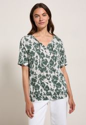 Cecil Kurzarmbluse mit Elastiksaum günstig online kaufen