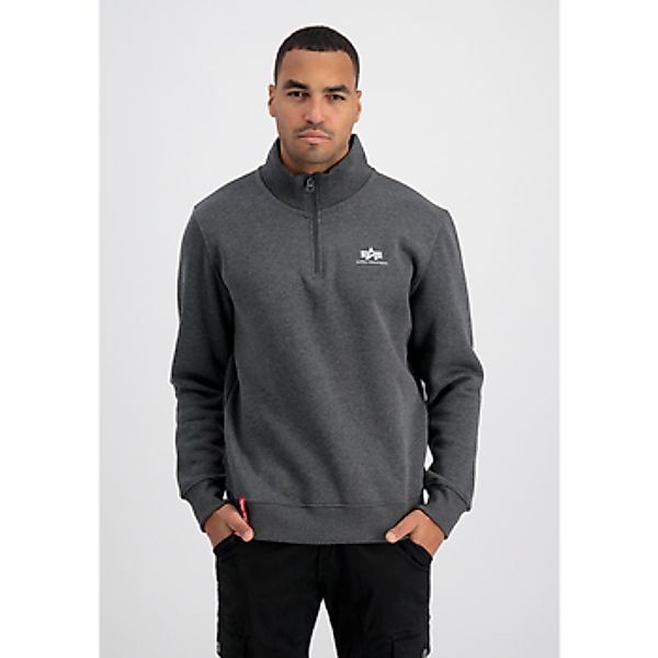 Alpha Industries  Sweatshirt Half Zip Sweatshirt SL - charcoal heather/whit günstig online kaufen