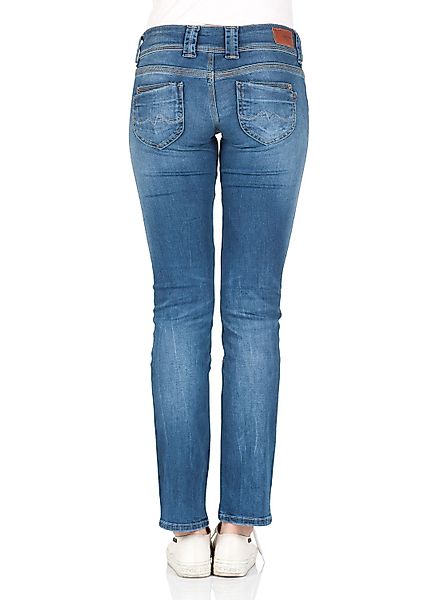 Pepe Jeans Damen Jeans Venus - Regular Fit - Blau - Authentic Rope günstig online kaufen