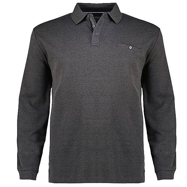 CASA MODA Pflegeleichtes Stretch-Poloshirt Farbe anthrazit Größe: 6XL günstig online kaufen
