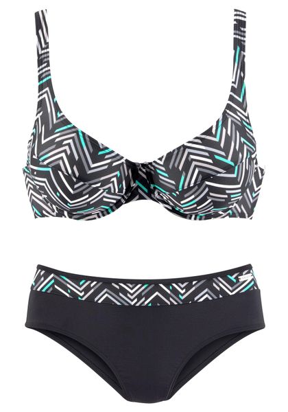 LASCANA Bügel-Bikini im grafischen Druckdesign günstig online kaufen