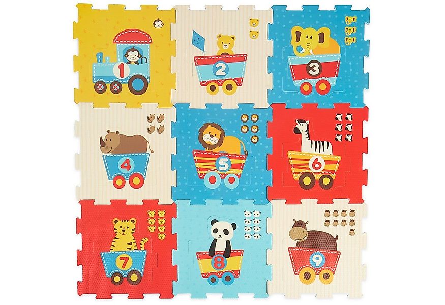 BIECO Steckpuzzle Puzzlematte Baby 18 tlg Spielmatte Baby XXL Puzzle Kinder günstig online kaufen