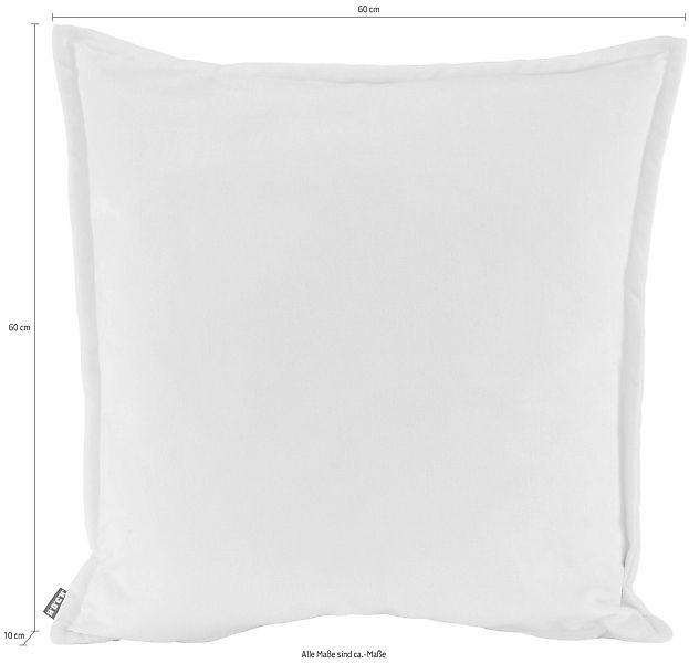 H.O.C.K. Dekokissen "Bizantina" mit spürbar weicher Oberfläche, Kissenhülle günstig online kaufen