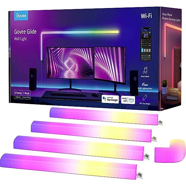 Govee Wandleuchte LED-Wandleuchte B6062 (4+1), App günstig online kaufen