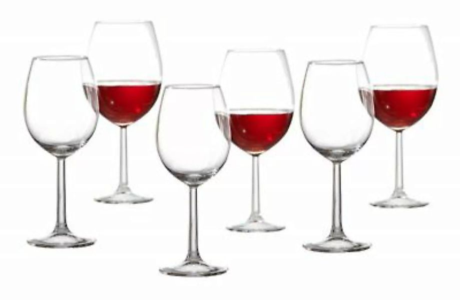 Ritzenhoff & Breker Rotweingläser 6er Set Vio 430 ml Kelch Glas Transparent günstig online kaufen