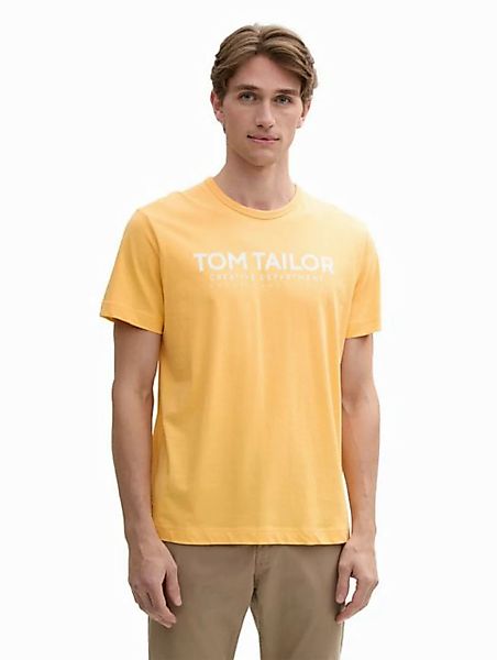 TOM TAILOR Rundhalsshirt mit Logoprint günstig online kaufen