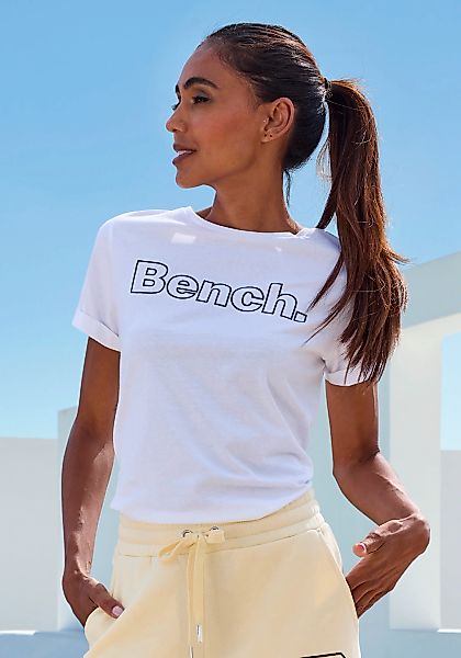 Bench. Loungewear T-Shirt Packung, 2 Stk. mit Logodruck günstig online kaufen