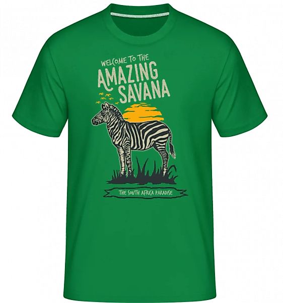 Zebra Amazing Savana · Shirtinator Männer T-Shirt günstig online kaufen