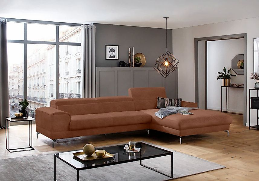 W.SCHILLIG Ecksofa piedroo, Designsofa mit tollem Sitzkomfort, elegant und günstig online kaufen