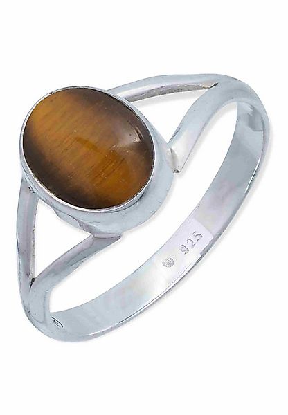 mantraroma Silberring HARDIN aus 925 Silber mit Tigerauge (Ring mit Schmuck günstig online kaufen