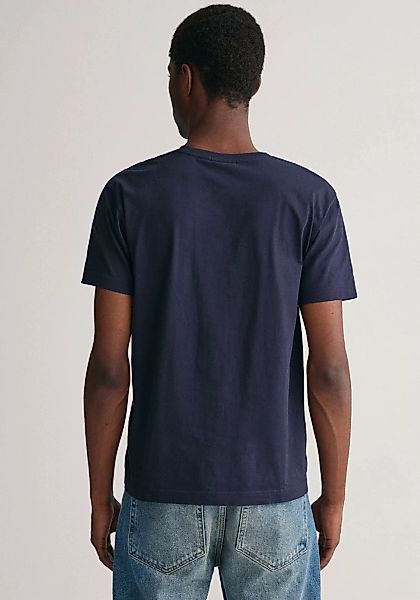 Gant T-Shirt "SLIM SHIELD SS T-SHIRT", mit Logostickerei auf der Brust günstig online kaufen
