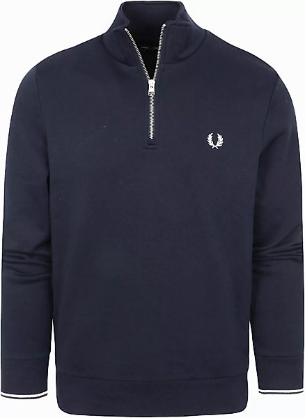 Fred Perry Half Zip Pullover Navy Blau - Größe XXL günstig online kaufen