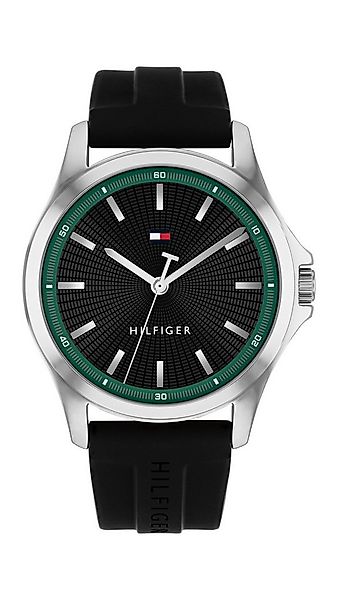 Tommy Hilfiger Quarzuhr BRUCE 1710739, Armbanduhr, Herrenuhr, Silikonarmban günstig online kaufen