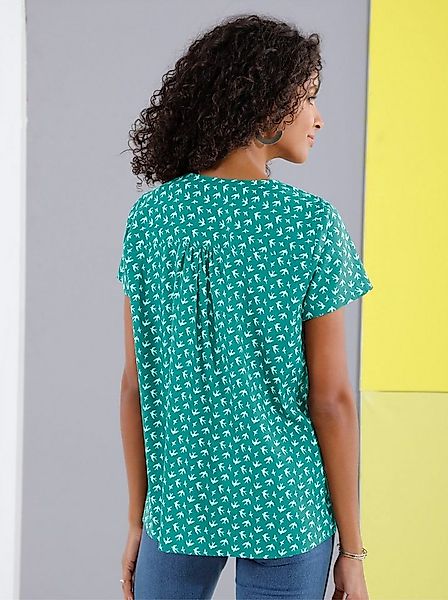 Sieh an! Klassische Bluse Bluse Kurzarm günstig online kaufen