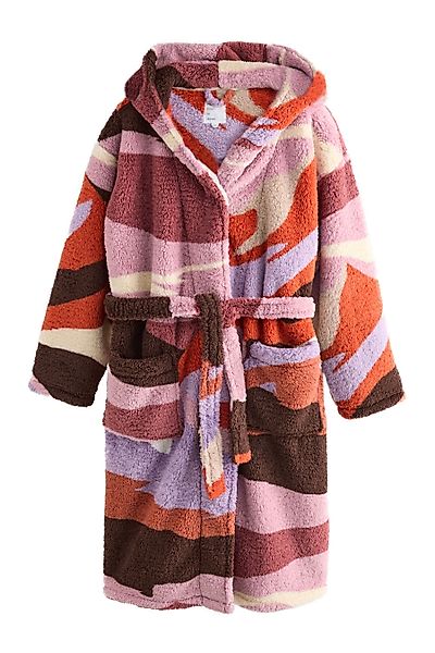 Next Damenbademantel Morgenmantel aus Teddyborg, Polyester günstig online kaufen