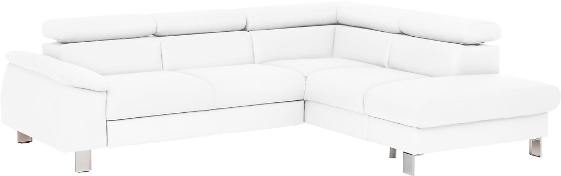 COTTA Ecksofa "Komaris L-Form mit Kopfteilverstellung", wahlweise mit Bettf günstig online kaufen