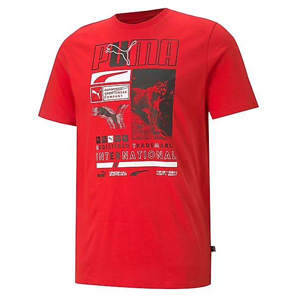 Puma Box Kurzarm T-shirt XL High Risk Red günstig online kaufen