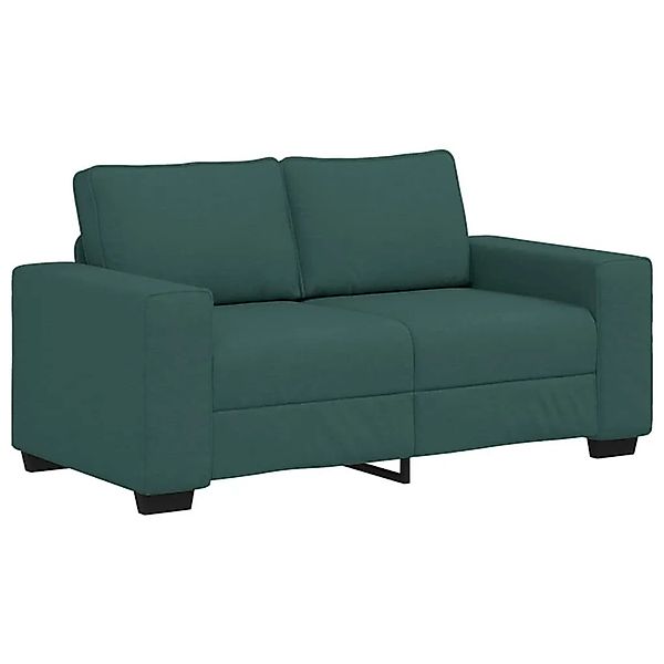 vidaXL 2-Sitzer-Sofa Dunkelgrün 120 cm Stoff 4105161 günstig online kaufen