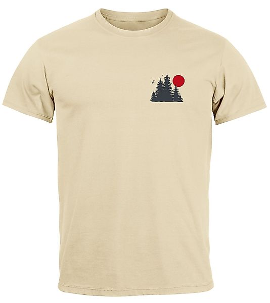 Neverless Print-Shirt Herren T-Shirt Logo Print günstig online kaufen