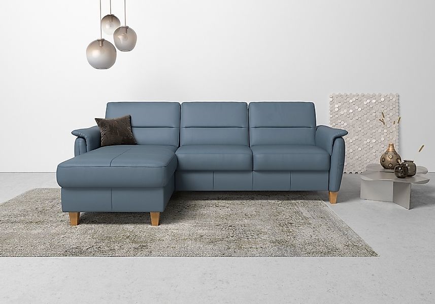 Home affaire Ecksofa "Palmera L-Form, B: 244 cm" optional Bettfunktion & Be günstig online kaufen